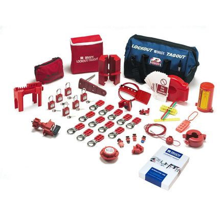 Brady Ultimate Lockout Kit 806178 | Full Safety Lockout Tagout Package ...