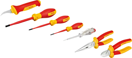 طقم أدوات يدوية VDE مختلطة 7 قطع بوش