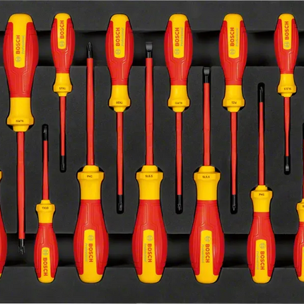 طقم درنفيس VDE مزيج 14 قطعة بوش
