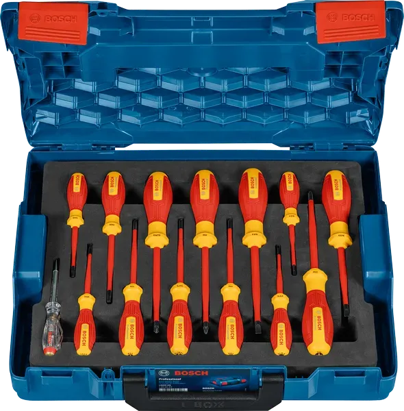 طقم درنفيس VDE مزيج 14 قطعة بوش