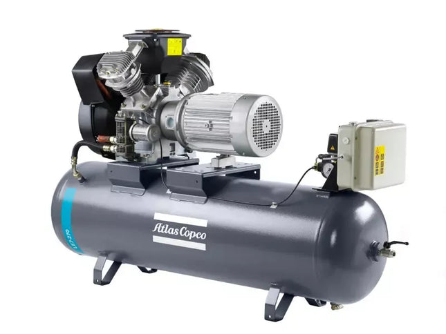 Atlas Copco LE Industrial Oil Lubricated Piston Compressor