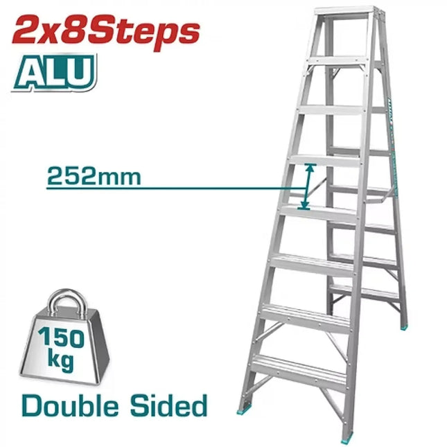 Double Side Ladder 2 x 8 Step