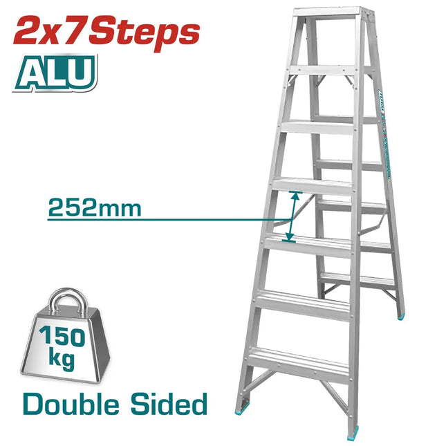 Total Double-Sided Ladder 7 Steps