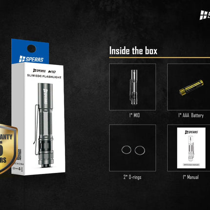 كشاف يدوي 200 لومن سبيراس | M10