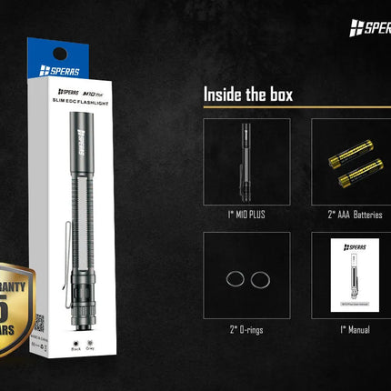 كشاف يدوي 250 لومن سبيراس | M10 Plus