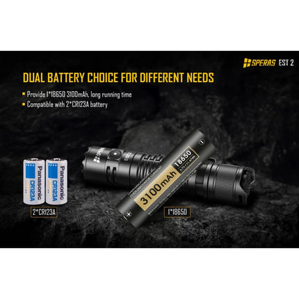 كشاف سبيراس صغير قابل لإعادة الشحن | EST2