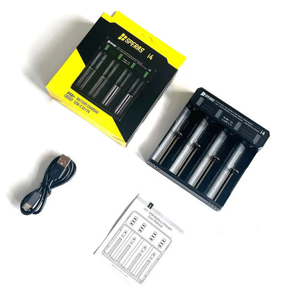 شاحن بطاريات بأربع خانات USB‑C سبيراس | i4