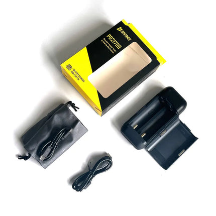 باور بانك وشاحن بطاريات مزدوج 21700 و18650 ليثيوم أيون سبيراس | PD2170