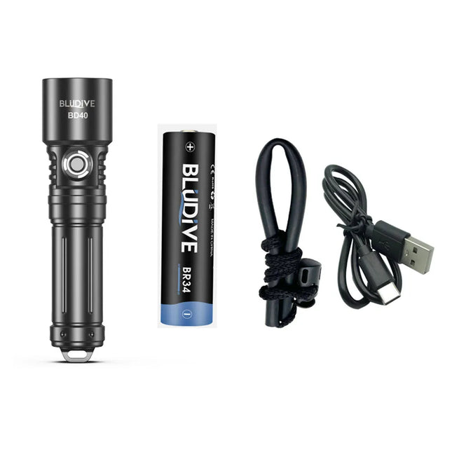 Speras BluDive 1800 Lumens Dive Torch Waterproof 150m | BD40