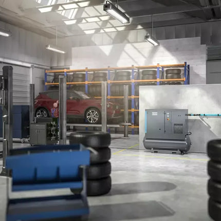 كمبريسر لولبي بالزيت 10 بار أطلس كوبكو | G2 7