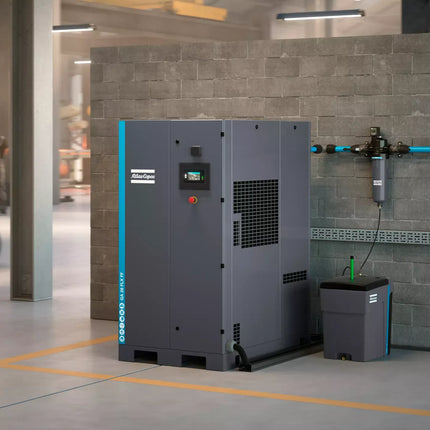 كمبريسر هواء لولبي ثنائي السرعة 4-13 بار أطلس كوبكو | GA FLX