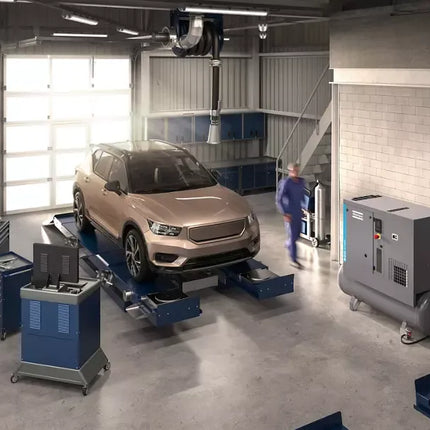 كمبريسر هواء لولبي ثنائي السرعة 8-10 بار أطلس كوبكو | G 2‑7 VSD