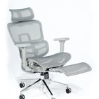 With footrest / White