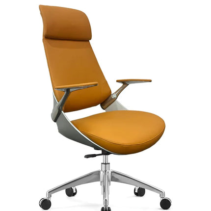 HIGHMOON Gko Executive Chair | High Back Leatherette with Memory Foam