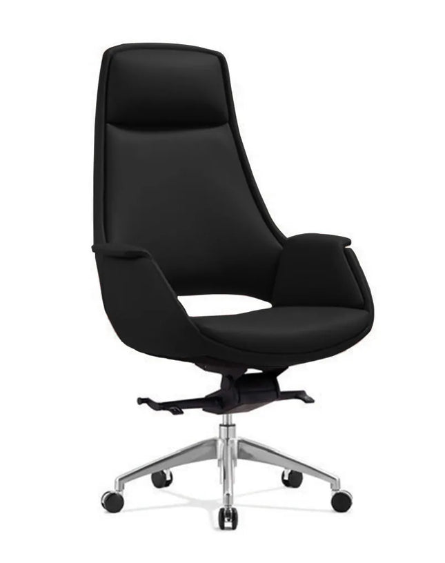 HIGHMOON Jule Executive Chair | High Back Italian Leatherette with Memory Foam