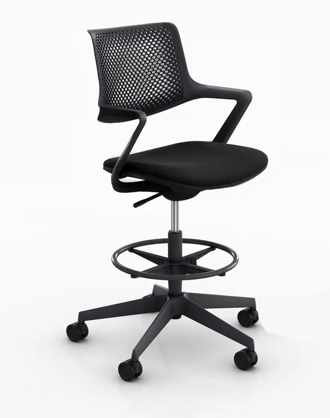 HIGHMOON Revo High Chair | Ergonomic Drafting Chair with Tilt & Footring