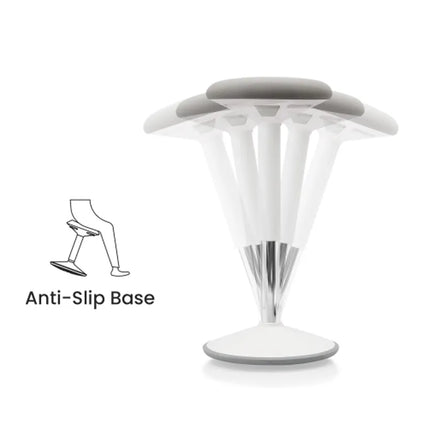 HIGHMOON Wooble Bar Stool | Adjustable Stool with Soft Cushion and Anti-Slip Base
