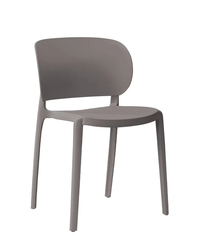 HIGHMOON Glee Dining Chair | Stackable Polypropylene Chair for Indoor & Outdoor Use