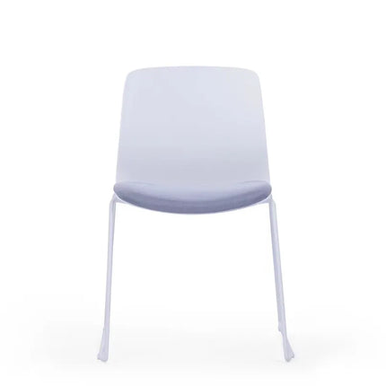 كرسي الزوار HIGHMOON EMS | كرسي قوي بقاعدة فولاذية ومقعد قماشي رمادي