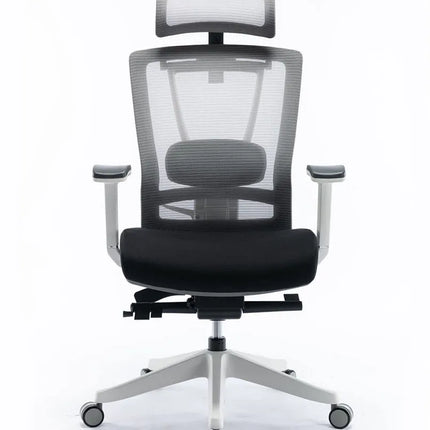 كرسي HIGHMOON Halo المريح | كرسي مكتب قابل للتعديل بظهر شبكي ومقعد مبطن