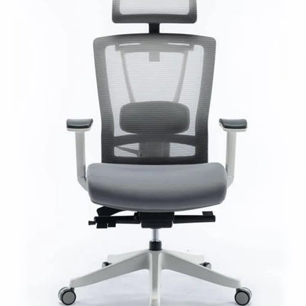 كرسي HIGHMOON Halo المريح | كرسي مكتب قابل للتعديل بظهر شبكي ومقعد مبطن