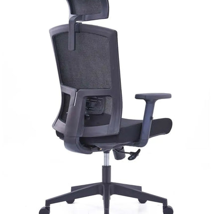 كرسي HIGHMOON Verge التنفيذي – أسود | كرسي مكتبي ظهر عالي شبكي