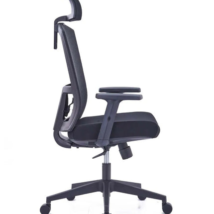 كرسي HIGHMOON Verge التنفيذي – أسود | كرسي مكتبي ظهر عالي شبكي