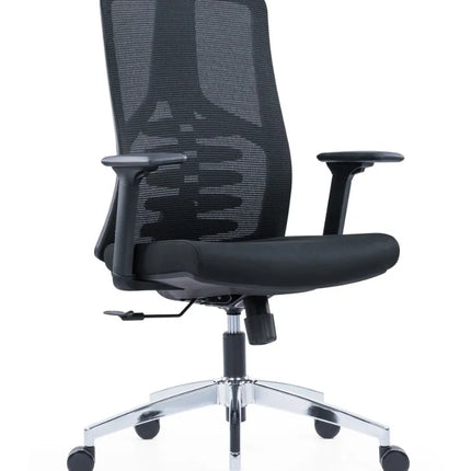 HIGHMOON Ridge Operator Chair | Medium Back Ergonomic Chair with Black Nylon Glass Fiber Frame