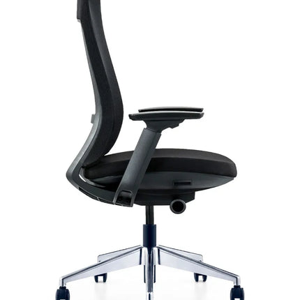 كرسي HIGHMOON Evl مكتبي | ظهر متوسط مع دعم قطني ومساند ثلاثية الأبعاد