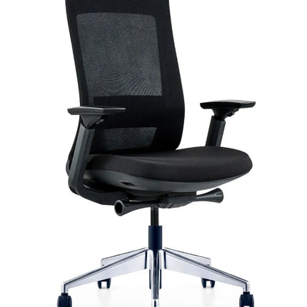 كرسي HIGHMOON Evl مكتبي | ظهر متوسط مع دعم قطني ومساند ثلاثية الأبعاد