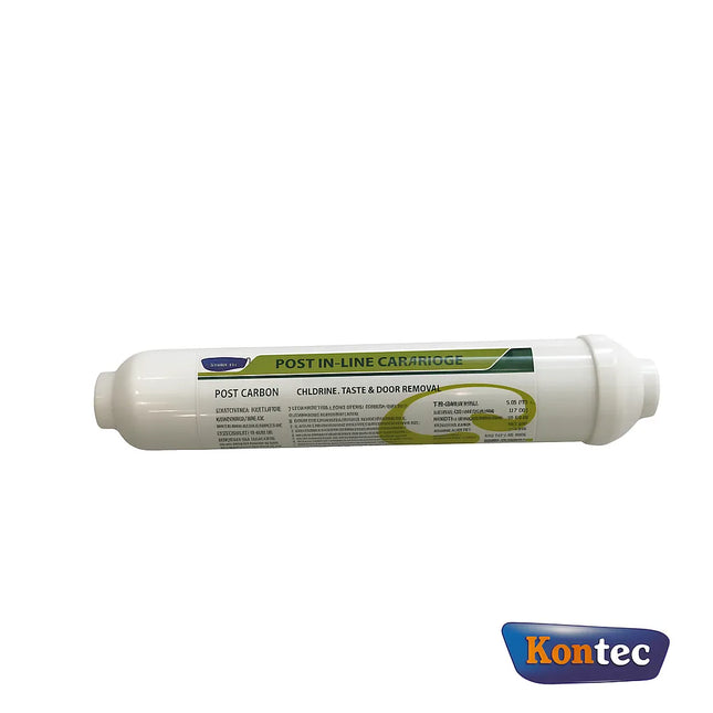 Kontec Post Carbon In-Line Filter | Activated Carbon Water Filter