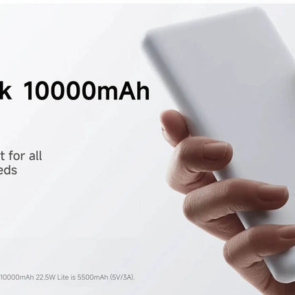 باور بانك شاومي 10000 مللي أمبير 22.5 واط لايت