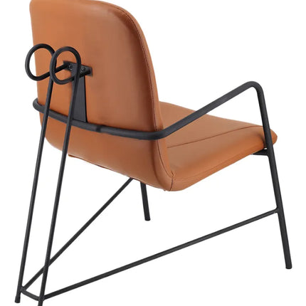 كرسي HIGHMOON Key | كرسي زوار مكتب بلون برتقالي