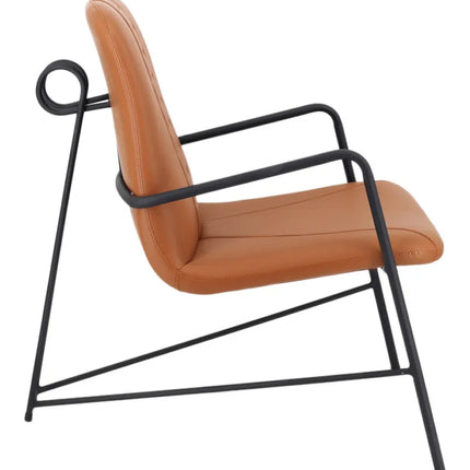 كرسي HIGHMOON Key | كرسي زوار مكتب بلون برتقالي