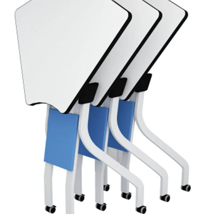 طاولة HIGHMOON JIN 14 التدريبية القابلة للطي | تصميم موديولار بعجلات متحركة