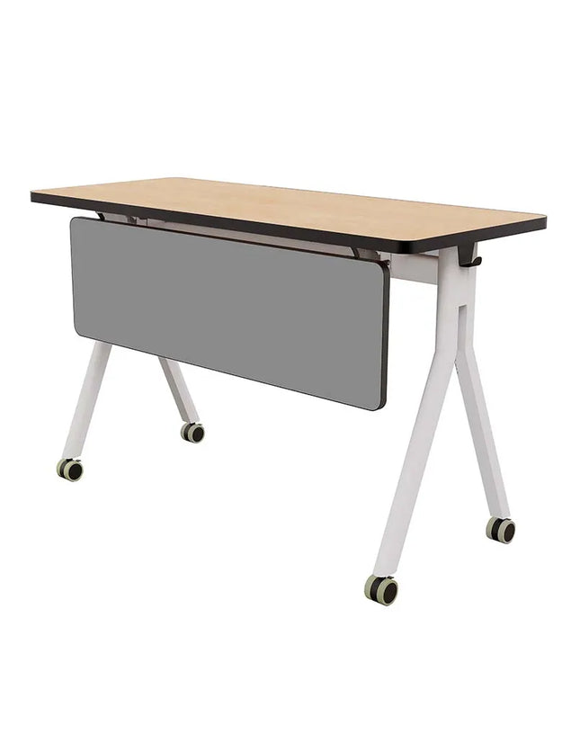 HIGHMOON JIN 12 Folding Training Table | Flip-Top Modular Conference Desk