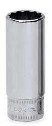 Snap-On 1/4" Drive 12-Point Metric 15 mm Flank Drive® Deep Socket | STMMD15