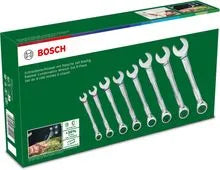 Bosch 8-Piece Ratchet Combination Wrench Set, 1600A027PS