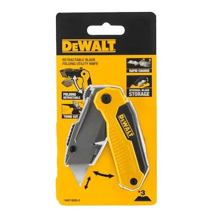 Dewalt Folding Retractable Utility Knife 2-1/2" , DWHT10035-0