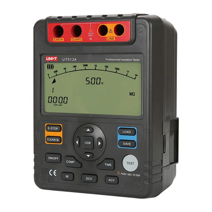 UNI-T 5kV Insulation Resistance Tester + USB (0～1.0TΩ) , UT513A