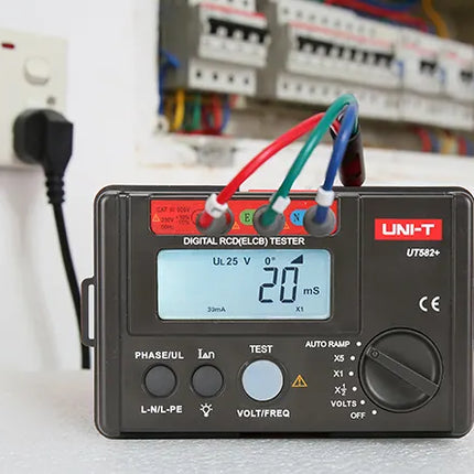 جهاز اختبار RCD الرقمي UNI-T UT582+ (ELCB)