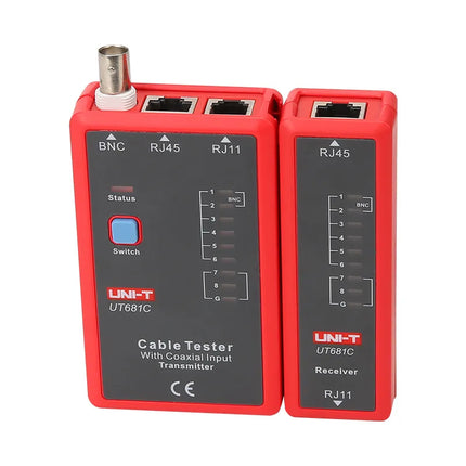 UNI-T Cable Tester for Ethernet and Coaxial Cables , UT681C