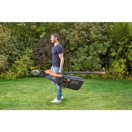BLACK+DECKER 34cm 1400W Lawn Mower , BEMW461BH-GB