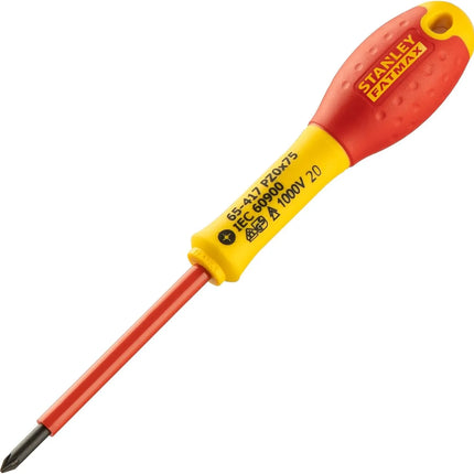 Stanley FatMax Insulated Screwdriver Pozidriv PZ1 x 100 mm , 1-65-417