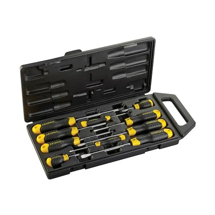 Stanley Cushion Grip Screwdriver Phillips Slotted Set 10 pc , 2-65-005