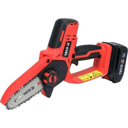 Yato 4" 18V Cordless Chainsaw with Battery and Charger , YT-828135