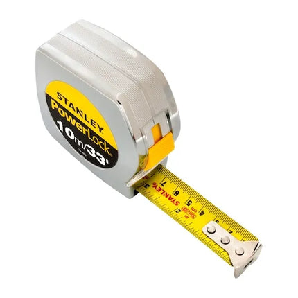 Stanley PowerLock 10m/33ft Plastic Case Tape Measure , STHT33463-8