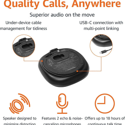 AmazonCommercial Premium Bluetooth Speakerphone 13cm , SCBT9