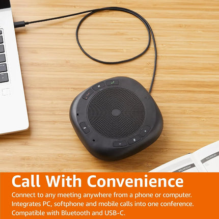 AmazonCommercial Premium Bluetooth Speakerphone 13cm , SCBT9