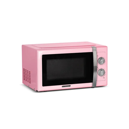 Schneider Vintage Mechanical Microwave 23L Pink , SMW23VMP